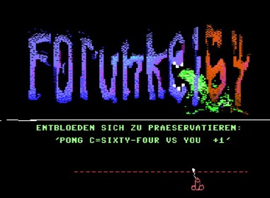 Pong C64 vs You - Screenshot - Game Title (null) - 689x507