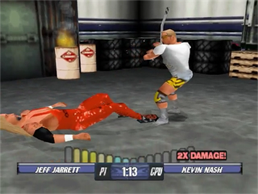 WCW Backstage Assault - Screenshot - Gameplay (North America) - 320x240