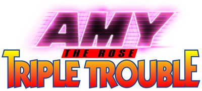 Amy Rose in Sonic Triple Trouble - Clear Logo (World) - 1300x590