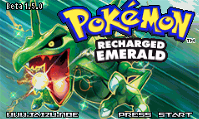 Pokémon Recharged Emerald - Screenshot - Game Title (World) - 1195x719