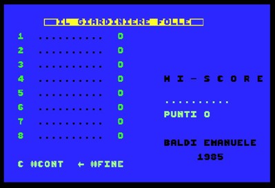 Il Giardiniere Folle - Screenshot - Game Title (null) - 619x423