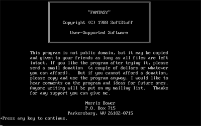 Fantasy - Screenshot - Game Title (null) - 640x400