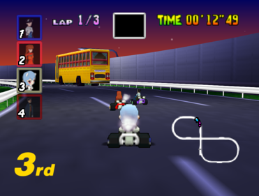 Evangelion Kart 64 - Screenshot - Gameplay (North America) - 1001x758