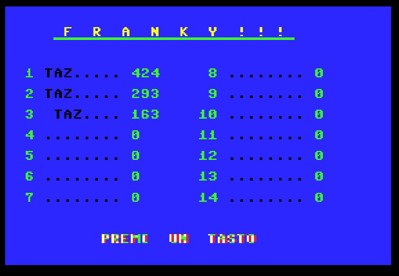 Franky - Screenshot - High Scores (null) - 619x428