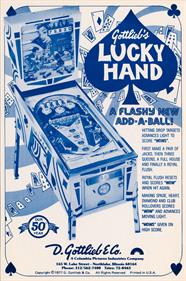 Lucky Hand - Advertisement Flyer - Front (North America) - 850x1278