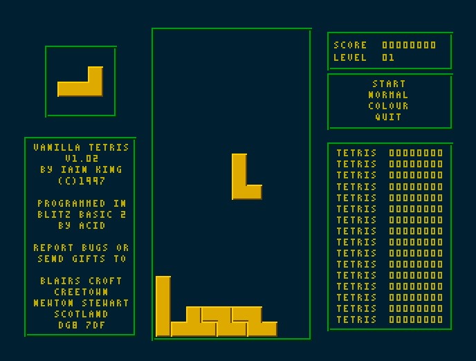 Illustration of Vanilla Tetris
