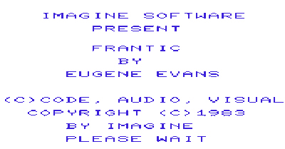 Frantic - Screenshot - Game Title (null) - 352x184