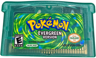 Pokemon Evergreen Version - Cart - Front (null) - 1614x974