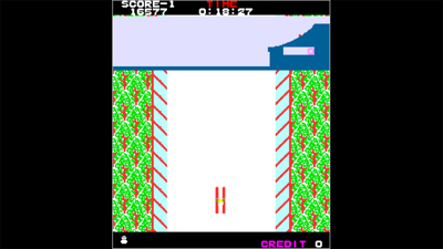 Arcade Archives ALPINE SKI - Screenshot - Gameplay (null) - 960x540