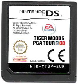 Tiger Woods PGA Tour 08 - Cart - Front (Europe) - 398x424