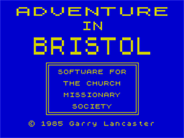 Adventure in Bristol  - Screenshot - Game Title (null) - 256x192