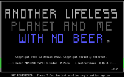 Another Lifeless Planet and Me With No Beer - Screenshot - Game Title (null) - 640x400