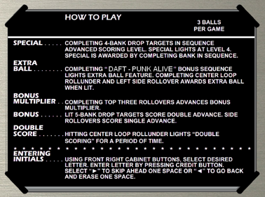 Daft Punk - Arcade - Controls Information (null) - 635x472