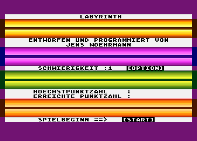 Labyrinth (Jens Woehrmann) - Screenshot - Game Title (Europe) - 336x240