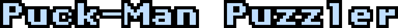 Puck-Man Puzzler - Clear Logo (World) - 1280x90