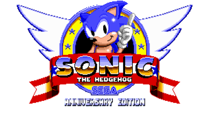 Sonic the Hedgehog: Anniversary Edition - Clear Logo (null) - 399x233