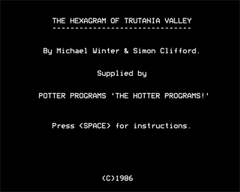 The Hexagram Of Trutania Valley - Screenshot - Game Title (null) - 640x512
