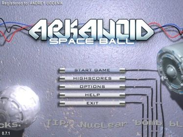 Arkanoid Space Ball - Screenshot - Game Title (World) - 680x510