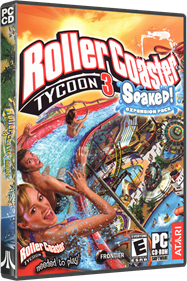 RollerCoaster Tycoon 3: Soaked! - Box - 3D - 592x889