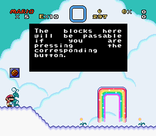 Super Mario World: Hack 1 2 - Screenshot - Gameplay (null) - 256x224