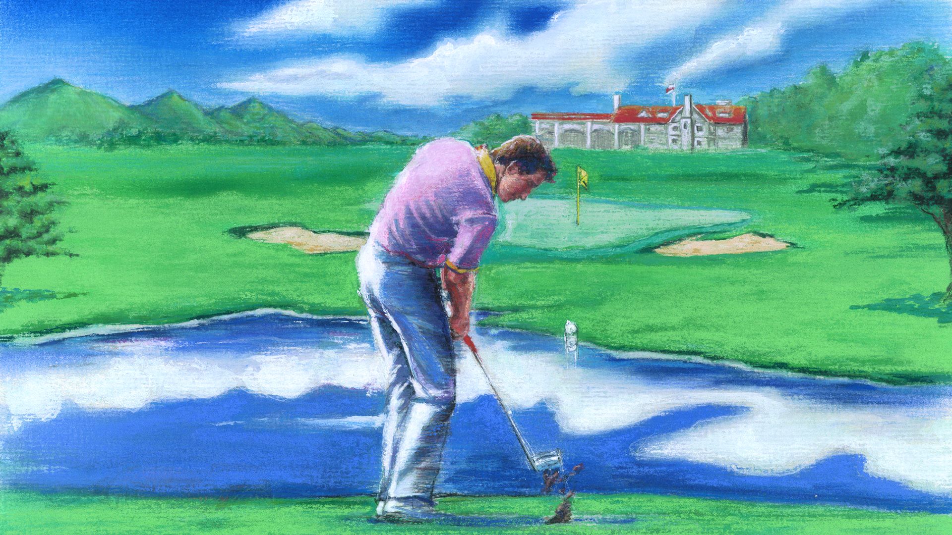 Illustration of ACA NEOGEO TOP PLAYER'S GOLF