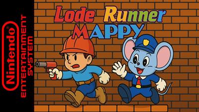 Lode Runner Mappy - Fanart - Box - Front (null) - 1280x720