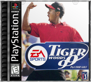 Tiger Woods 99: PGA Tour Golf - Box - Front - Reconstructed (North America) - 687x617