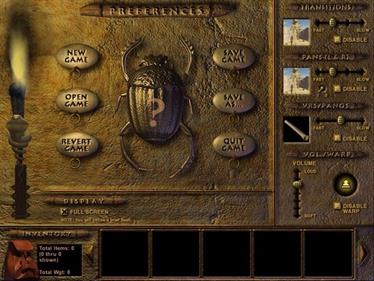 Riddle of the Sphinx: An Egyptian Adventure - Screenshot - Game Select (null) - 640x480