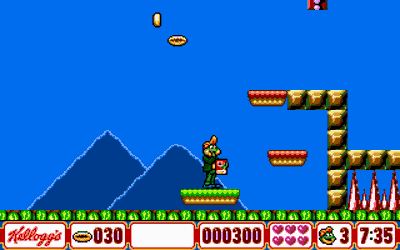 Tony & Friends in Kellogg's Land - Screenshot - Gameplay (null) - 320x200