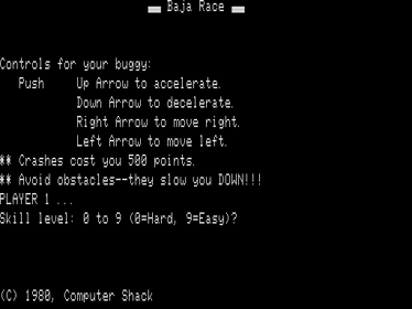 Baja Race - Screenshot - Game Title (null) - 512x384