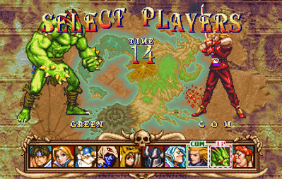 Golden Axe: The Duel - Screenshot - Game Select (null) - 352x224