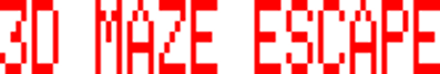 3D Maze Escape - Clear Logo (null) - 166x28