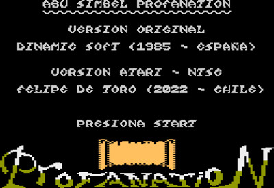 Abu Simbel Profanation - Screenshot - Game Title (null) - 1024x704