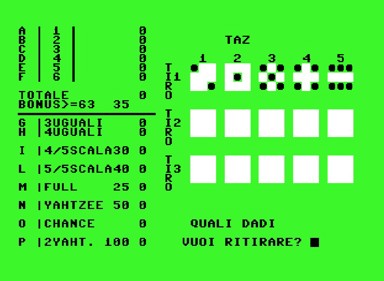 Yahtzee (Gruppo Editoriale Jackson) - Screenshot - Gameplay (null) - 668x488
