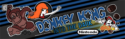 Donkey Kong into the Dark - Arcade - Marquee (null) - 1461x461