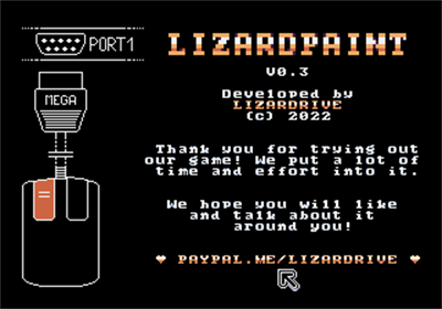 LIZARDPAINT - Screenshot - Game Title (World) - 320x224