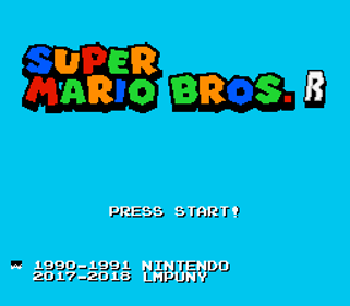 Super Mario Bros. R - Screenshot - Game Title (null) - 256x224