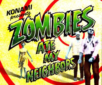 Zombies Ate My Neighbors - Arcade - Marquee (null) - 590x494