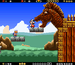 Illustration of Super Mario's Wacky Worlds SD