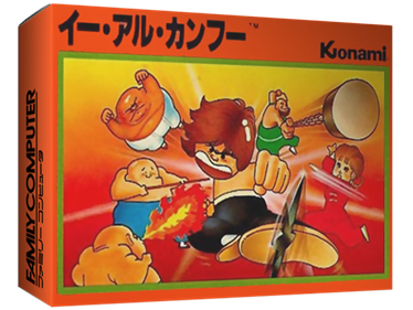 Yie Ar Kung-Fu - Box - 3D (Japan) - 600x450