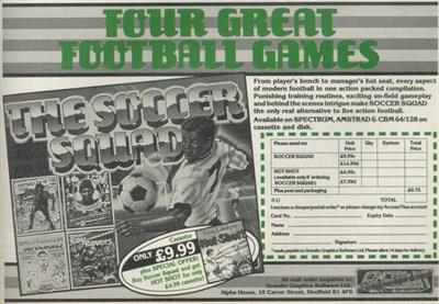 The Soccer Squad - Advertisement Flyer - Front (Europe) - 800x554