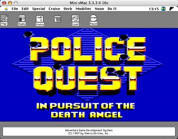Police Quest: In Pursuit of the Death Angel - Screenshot - Game Title (null) - 640x502