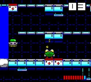 GLUF Tesla Frog - Screenshot - Gameplay (World) - 160x144