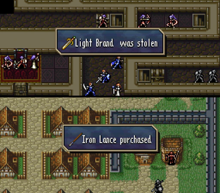 Fire Emblem: Thracia 776: Lil' Manster - Screenshot - Gameplay (World) - 512x448
