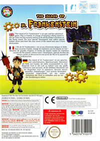 The Island of Dr. Frankenstein - Box - Back (Europe) - 485x680
