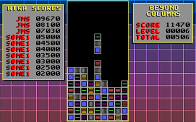 Beyond Columns - Screenshot - Gameplay (null) - 320x200