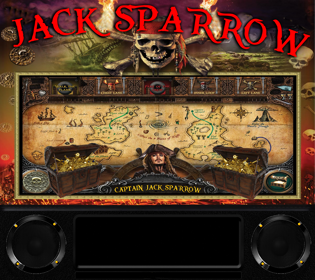 Jack Sparrow - Arcade - Marquee (World) - 2508x2231