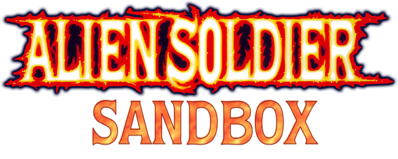 Alien Soldier Sandbox - Clear Logo (null) - 1212x484