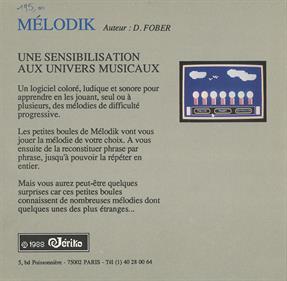 Melodik - Box - Back (France) - 1119x1095