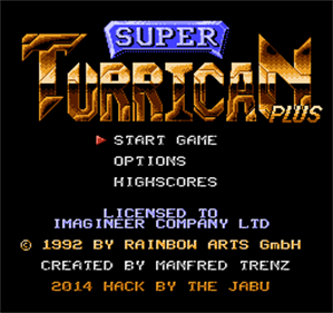 Super Turrican Plus - Screenshot - Game Title (World) - 256x240